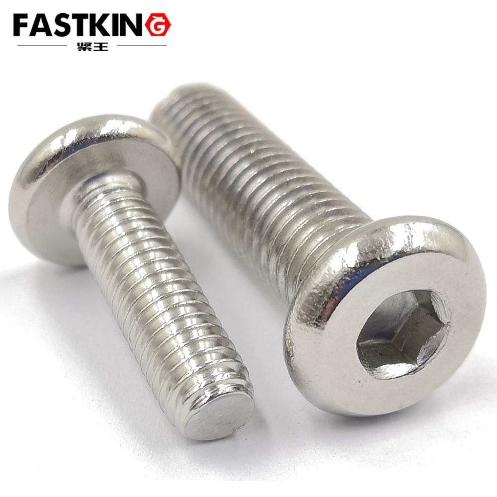 Flat round head screws, furniture screws